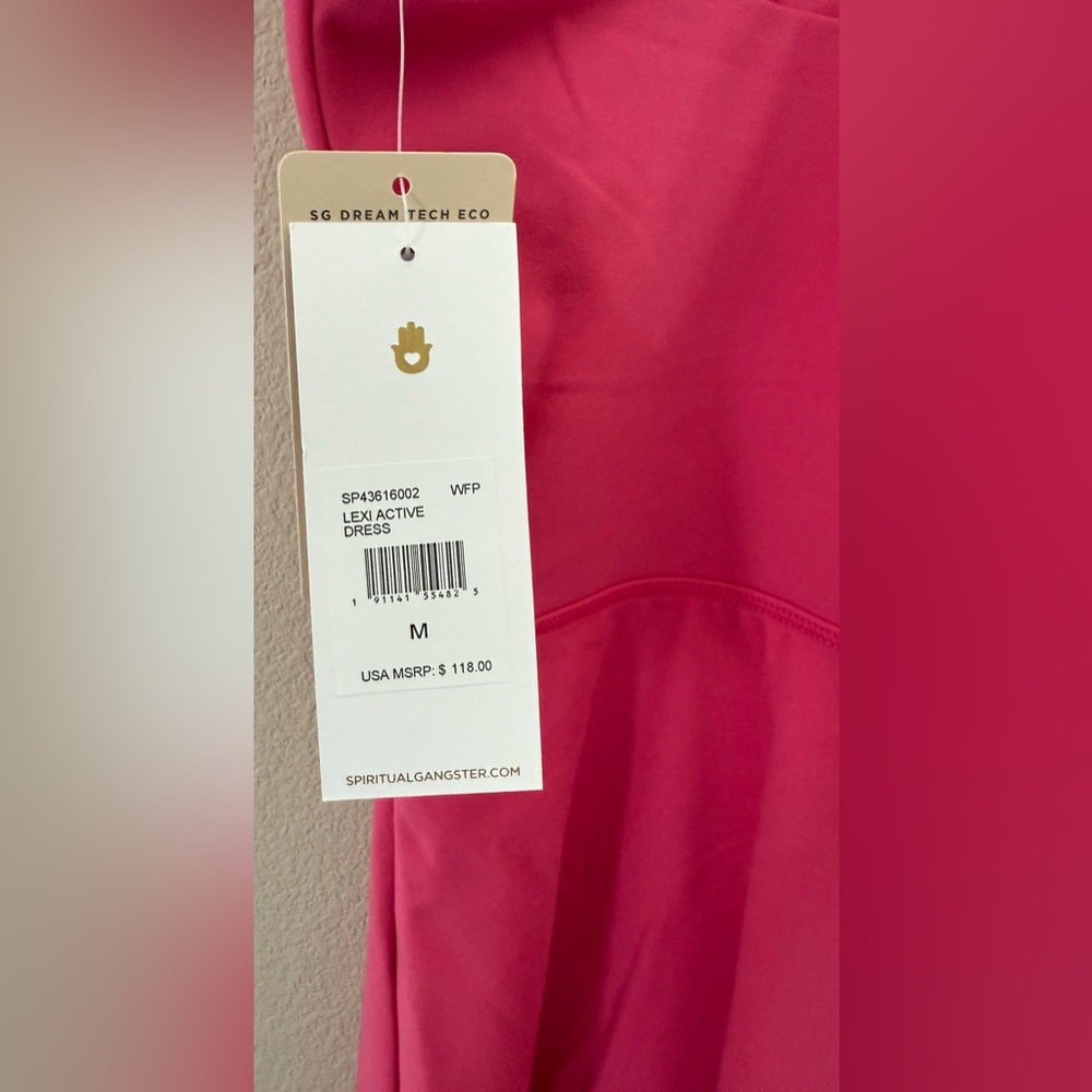 Spiritual Gangster - Lexi Active Dress - Pink - Picture 4 of 6